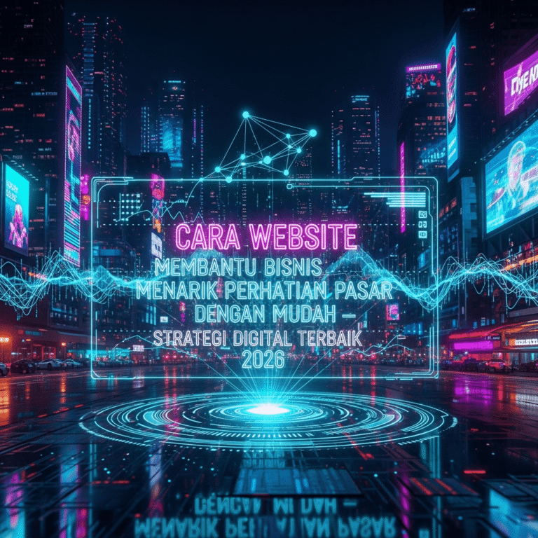 Cara Website Membantu Bisnis Menarik Perhatian Pasar dengan Mudah – Strategi Digital Terbaik 2026