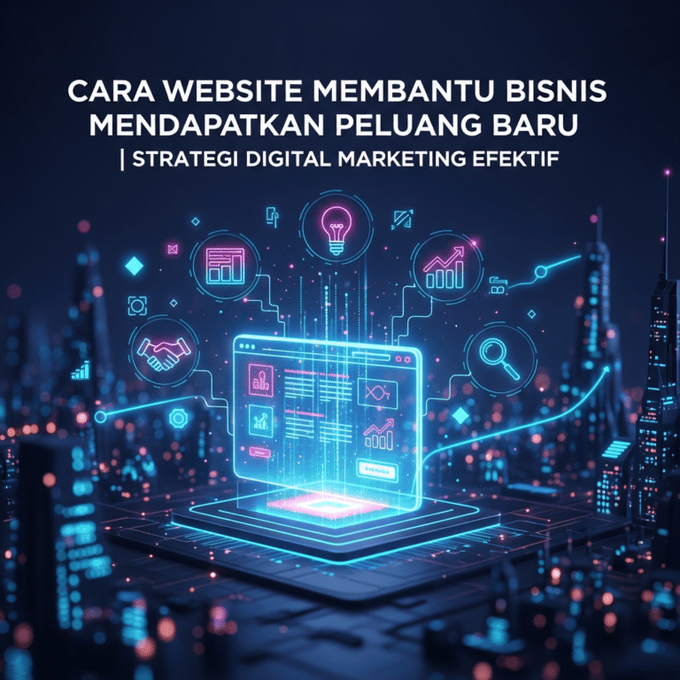 Cara Website Membantu Bisnis Mendapatkan Peluang Baru | Strategi Digital Marketing Efektif
