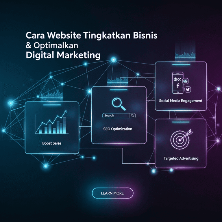 Cara Website Tingkatkan Bisnis & Optimalkan Digital Marketing efektif