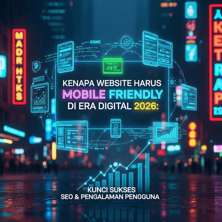 Kenapa Website Harus Mobile Friendly di Era Digital 2026: Kunci Sukses SEO & Pengalaman Pengguna