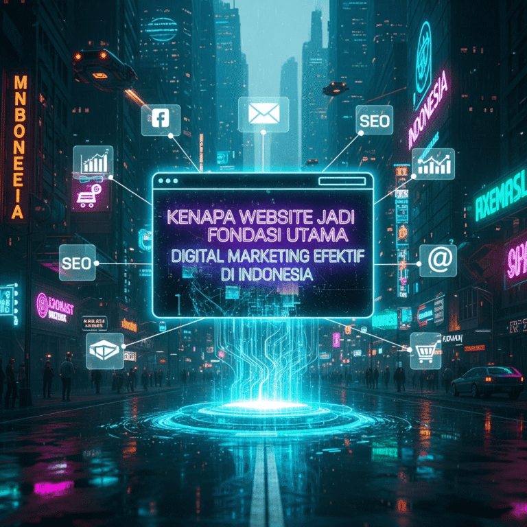 Kenapa Website Jadi Fondasi Utama Digital Marketing Efektif di Indonesia