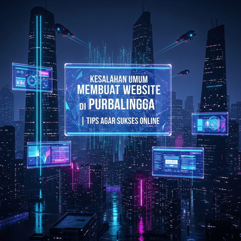 Kesalahan Umum Membuat Website Bisnis di Purbalingga | Tips Agar Sukses Online