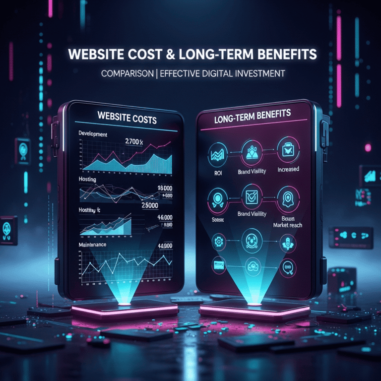 Perbandingan Biaya Website & Manfaat Jangka Panjang | Investasi Digital Efektif