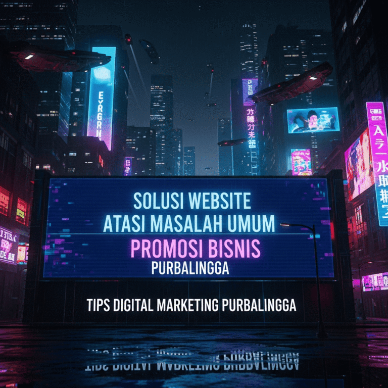 Solusi Website Atasi Masalah Umum Promosi Bisnis Purbalingga | Tips Digital Marketing Purbalingga
