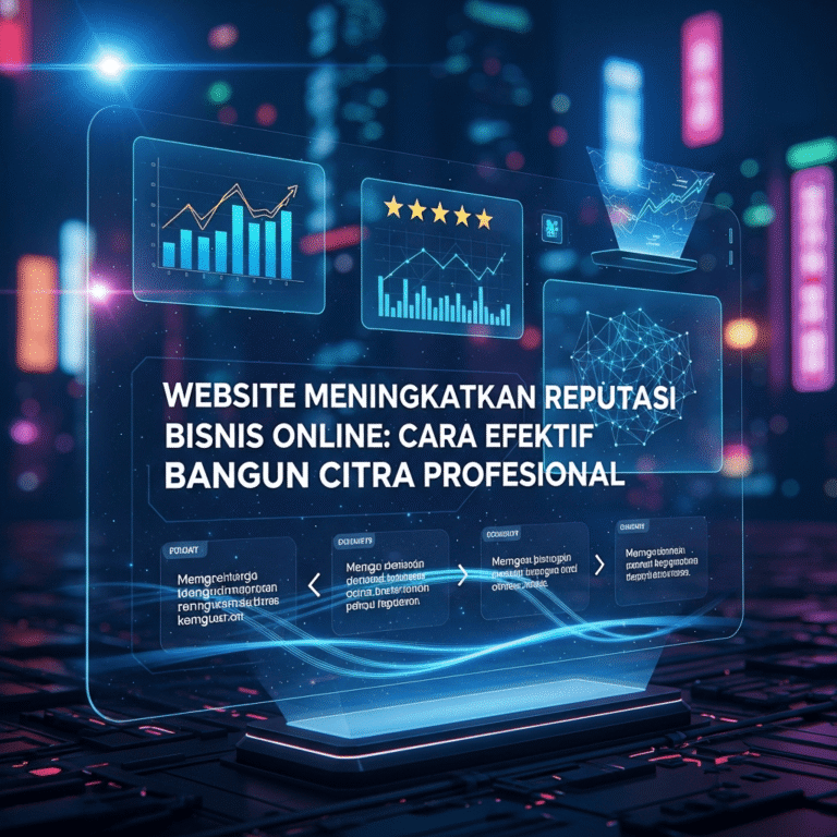 Website Meningkatkan Reputasi Bisnis Online: Cara Efektif Bangun Citra Profesional