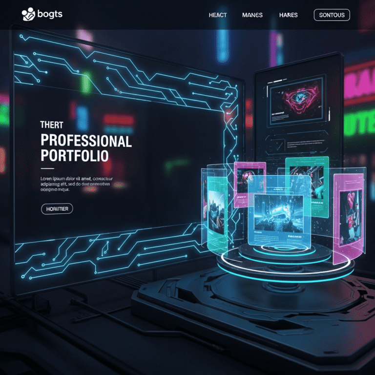 Website Profesional untuk Menampilkan Portofolio dengan Cara Meyakinkan dan Efektif