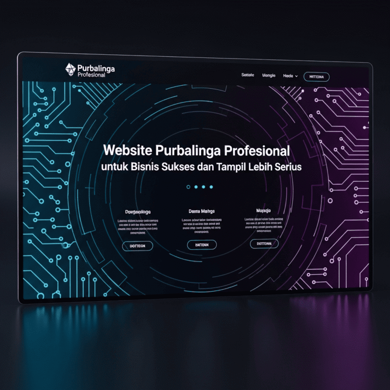 Website Purbalingga Profesional untuk Bisnis Sukses dan Tampil Lebih Serius